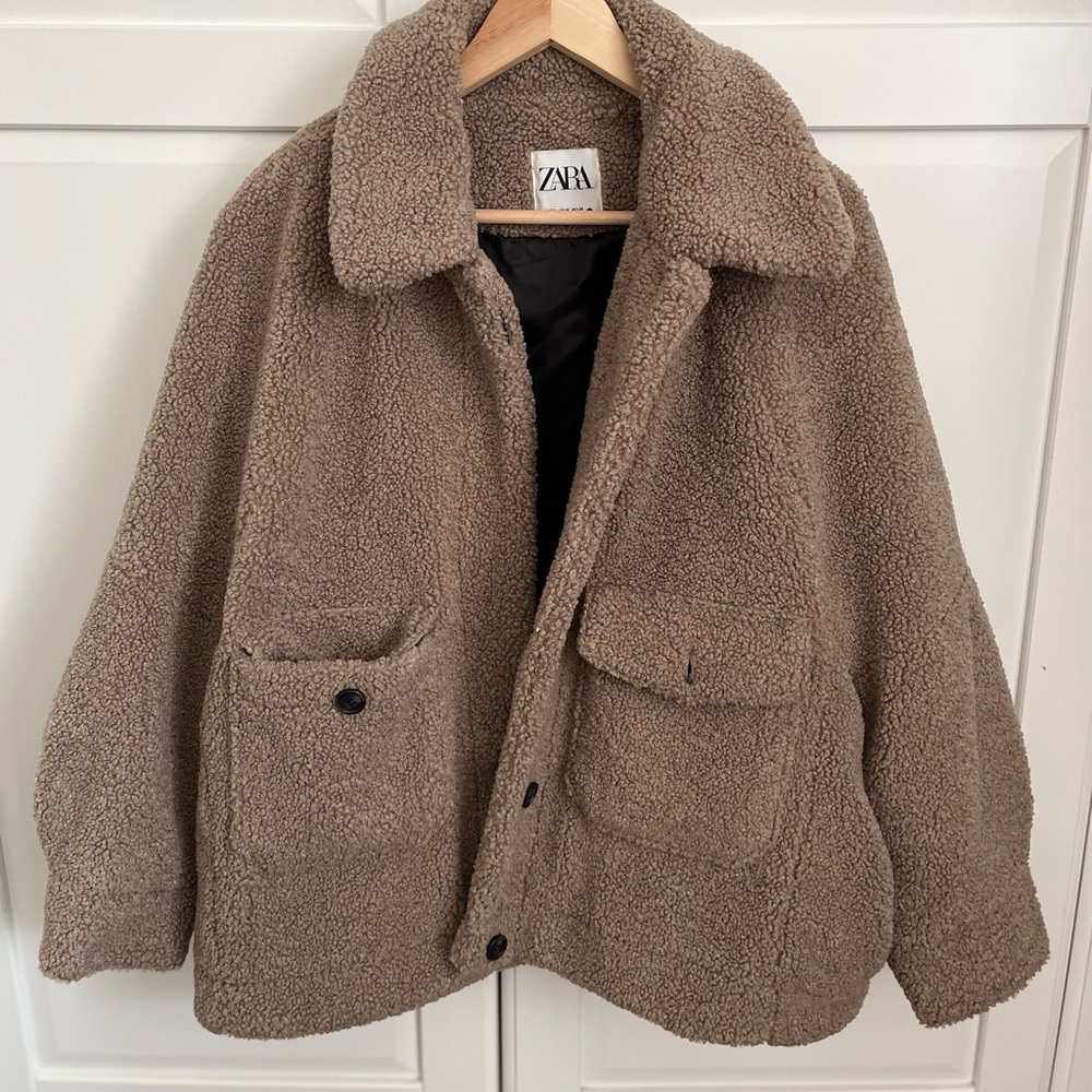 ZARA Teddy jacket 🧸